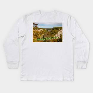 Archery Field Overlook Letchworth State Park New York Kids Long Sleeve T-Shirt